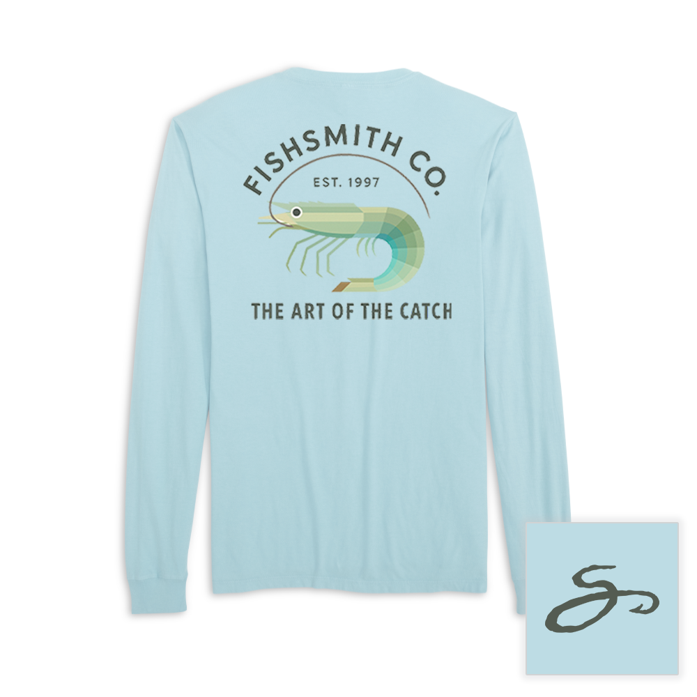 Art Deco Shrimp Classic Long Sleeve Tee