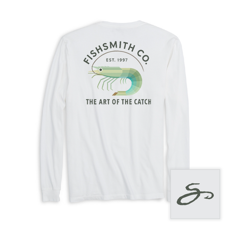 Art Deco Shrimp Classic Long Sleeve Tee