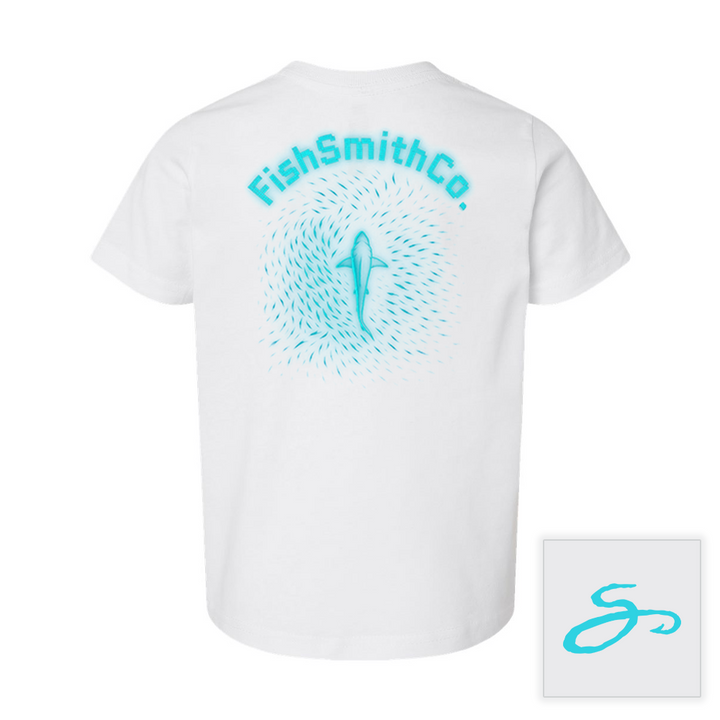 Shark Pixel Lil’ Anglers Tee
